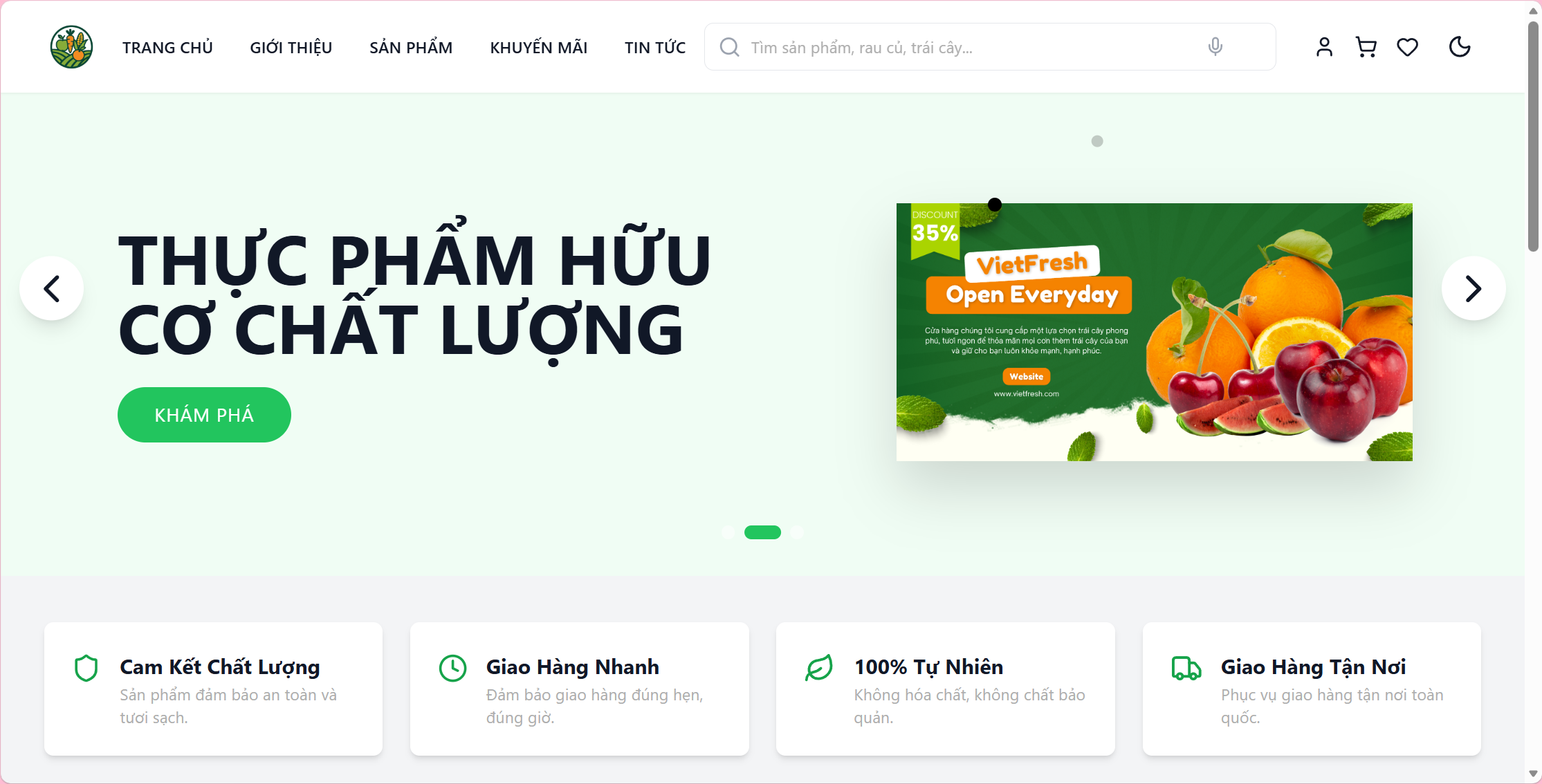 VietFresh - Agricultural E-commerce Platform